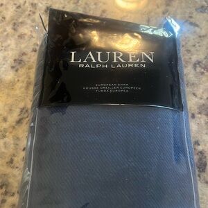 NWT RALPH LAUREN EUROPEAN SHAM